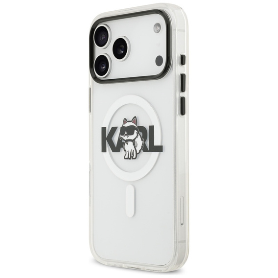 Pouzdro Karl Lagerfeld IML Choupette MagSafe pro iPhone 17 Pro