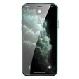 Pouzdro pro iPhone 11 Pro, Magnetic Dual Glass, zelené