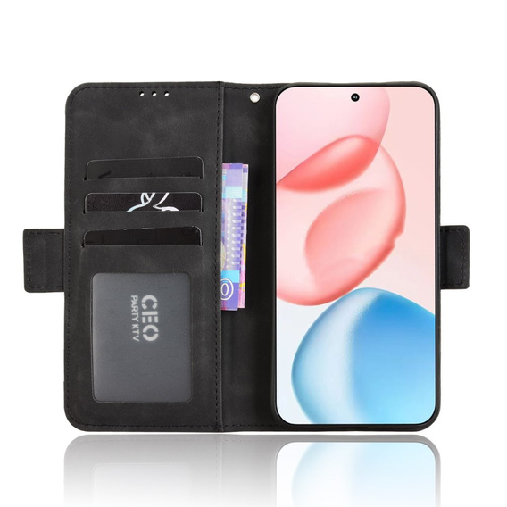 Klopové pouzdro pro Honor 400 5G, Card Slot, černé