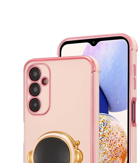 Pouzdro pro Samsung Galaxy M15 5G, Astronaut, růžové