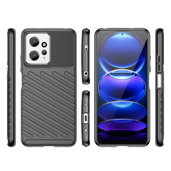 Pouzdro pro Xiaomi Redmi Note 12 4G, Thunder, černé