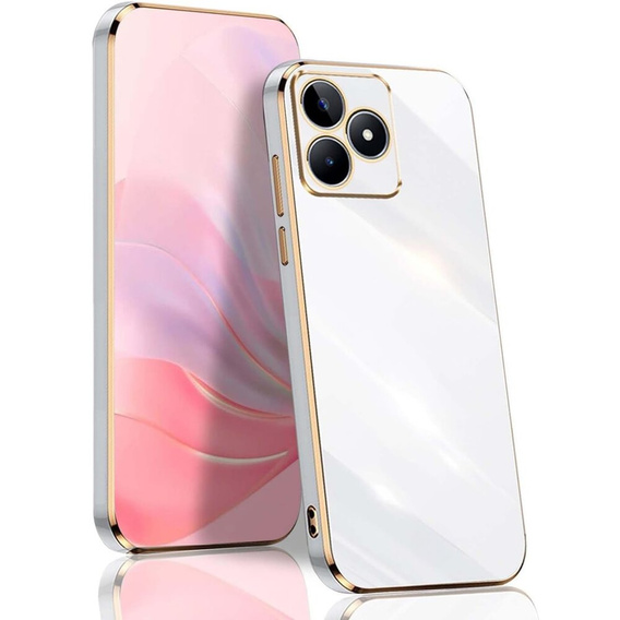 Pouzdro pro Realme Note 50, Glamour CamShield, bílé