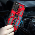 Pouzdro pro Xiaomi Redmi Note 11 / 11S, Armor Kickstand, červené