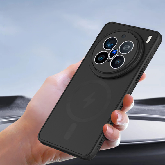 Pouzdro pro Vivo X200 Pro 5G, MagSafe, stříbrné,