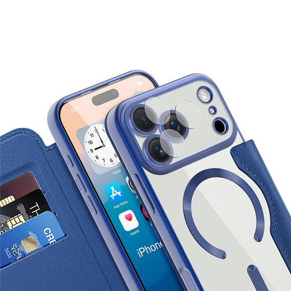 Peněženkové flipové pouzdro MagSafe RFID s ochranou fotoaparátu pro iPhone 17 Pro Max