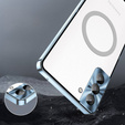 Ochranné pouzdro na fotoaparát pro Samsung Galaxy S21 FE 5G, CamShield MagSafe, transparentní / modré
