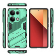 Pouzdro pro Xiaomi Redmi Note 13 Pro 4G / Xiaomi Redmi Note 14S / Xiaomi Poco M6 Pro 4G, Military kickstand, zelené