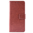 Klopové pouzdro pro Infinix Hot 11s, Crazy Horse Wallet, hnědé