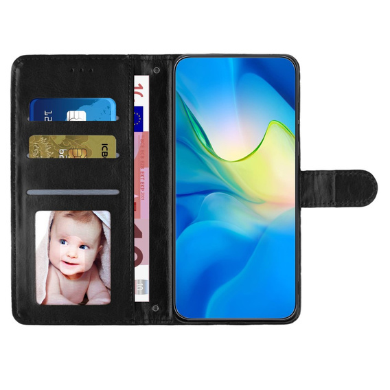 Klopové pouzdro pro Oppo A38 4G / Oppo A18 4G, Wallet, BINFEN COLOR, černé