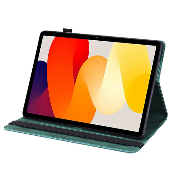 Pouzdro s klopou pro Xiaomi Redmi Pad SE 11", flower, zelené