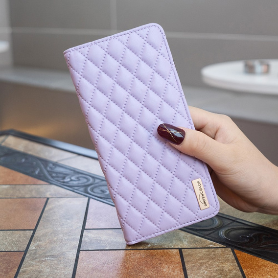 Klopové pouzdro pro Xiaomi Redmi Note 13 5G, Wallet, BINFEN COLOR, fialové