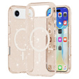 Pouzdro pro iPhone Air, pro MagSafe, třpytivé, průsvitně zlaté