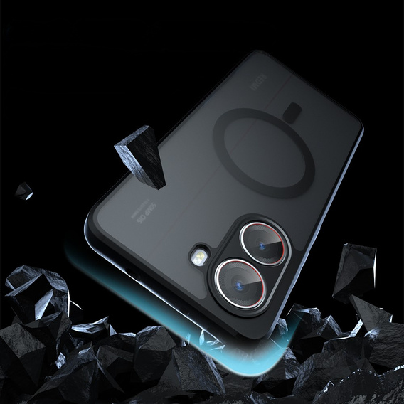 Pouzdro pro Xiaomi Poco X7 Pro 5G, pro MagSafe, ERBORD Matt Case, černý