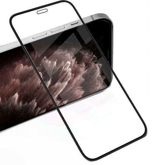 2x tvrzené sklo pro iPhone 12/12 Pro, ERBORD 3D pro celý displej