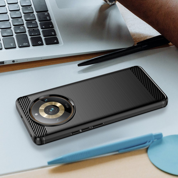 Pouzdro pro Realme 11 Pro / 11 Pro +, Carbon, černé