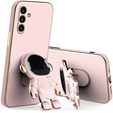 Pouzdro pro Samsung Galaxy A36 5G, Astronaut, růžové