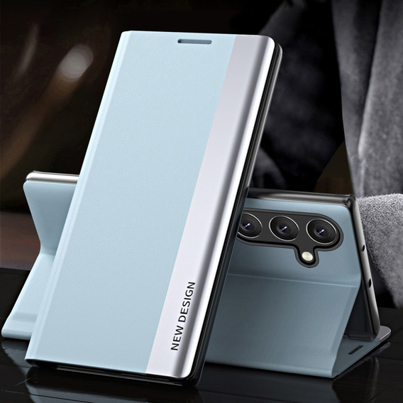 Klopové pouzdro pro Samsung Galaxy A54 5G, Side Magnetic, modré