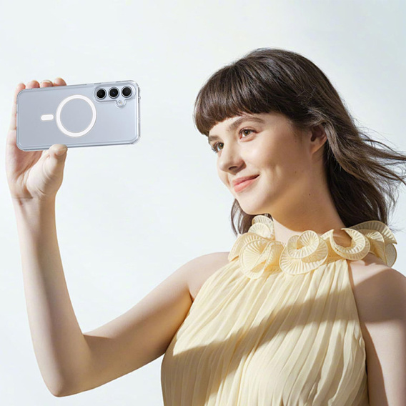 Pouzdro pro Samsung Galaxy A17 5G, pro MagSafe, zesílené, průhledné