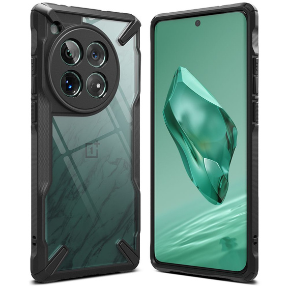 Pouzdro Ringke Fusion X průhledné / černé pro OnePlus 12 5G