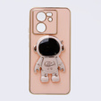 Pouzdro pro Xiaomi 13T / 13T Pro, Astronaut, růžové rose gold