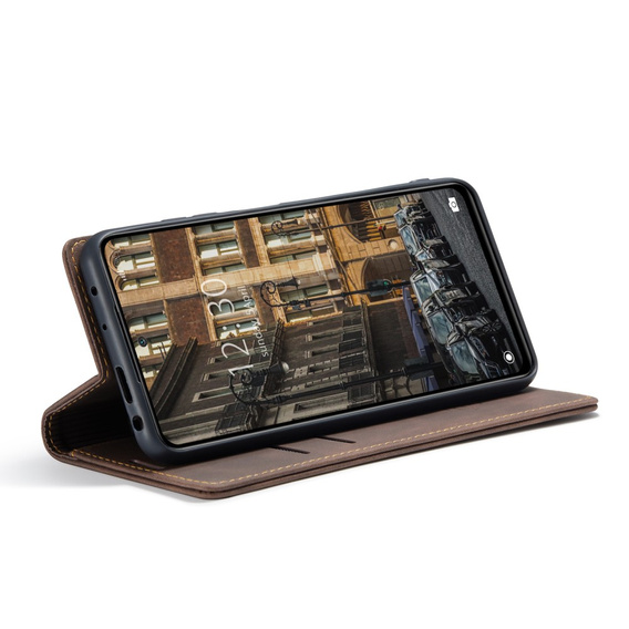 Pouzdro CASEME pro Xiaomi Redmi Note 11 Pro 4G/5G, Leather Wallet Case, černé