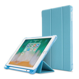 Pouzdro pro iPad 9.7 2018 / 2017/ Air / Air 2, Smartcase s prostorem pro stylus, modré