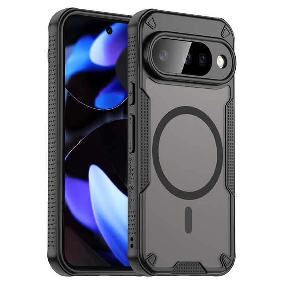 Pancéřové pouzdro pro Google Pixel 10, pro MagSafe, matné, černé