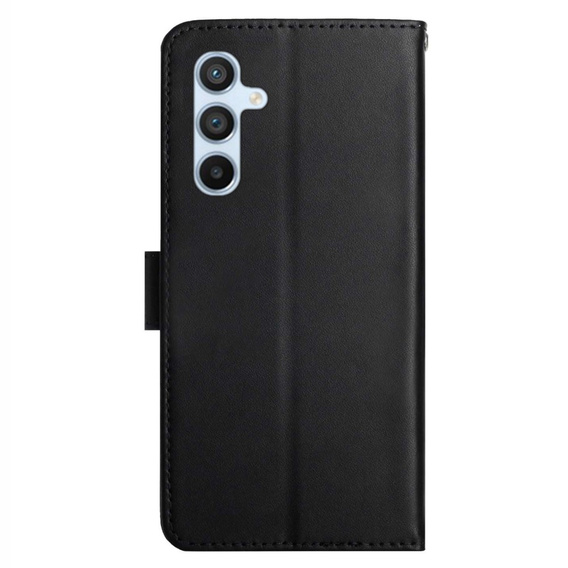 Flipové pouzdro Split Leather Wallet pro Samsung Galaxy A35 5G, Split Leather Wallet, černé