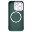Pouzdro pro iPhone 15 Pro Max, ERBORD Armor Mag, zelené