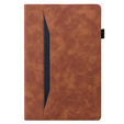 Pouzdro pro iPad 10.9 2022 10 Gen, Classic, s prostorem pro stylus, hnědé