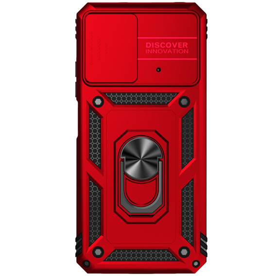 Pouzdro pro Xiaomi Poco M4 Pro 4G, CamShield Slide, červené
