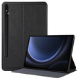 Pouzdro pro Samsung Galaxy Tab S9 FE+ Plus, Smartcase s prostorem pro stylus, černé