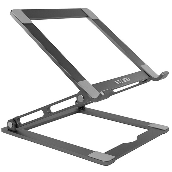 Hliníkový stojan na notebook, ERBORD ProDesk Stand, šedý